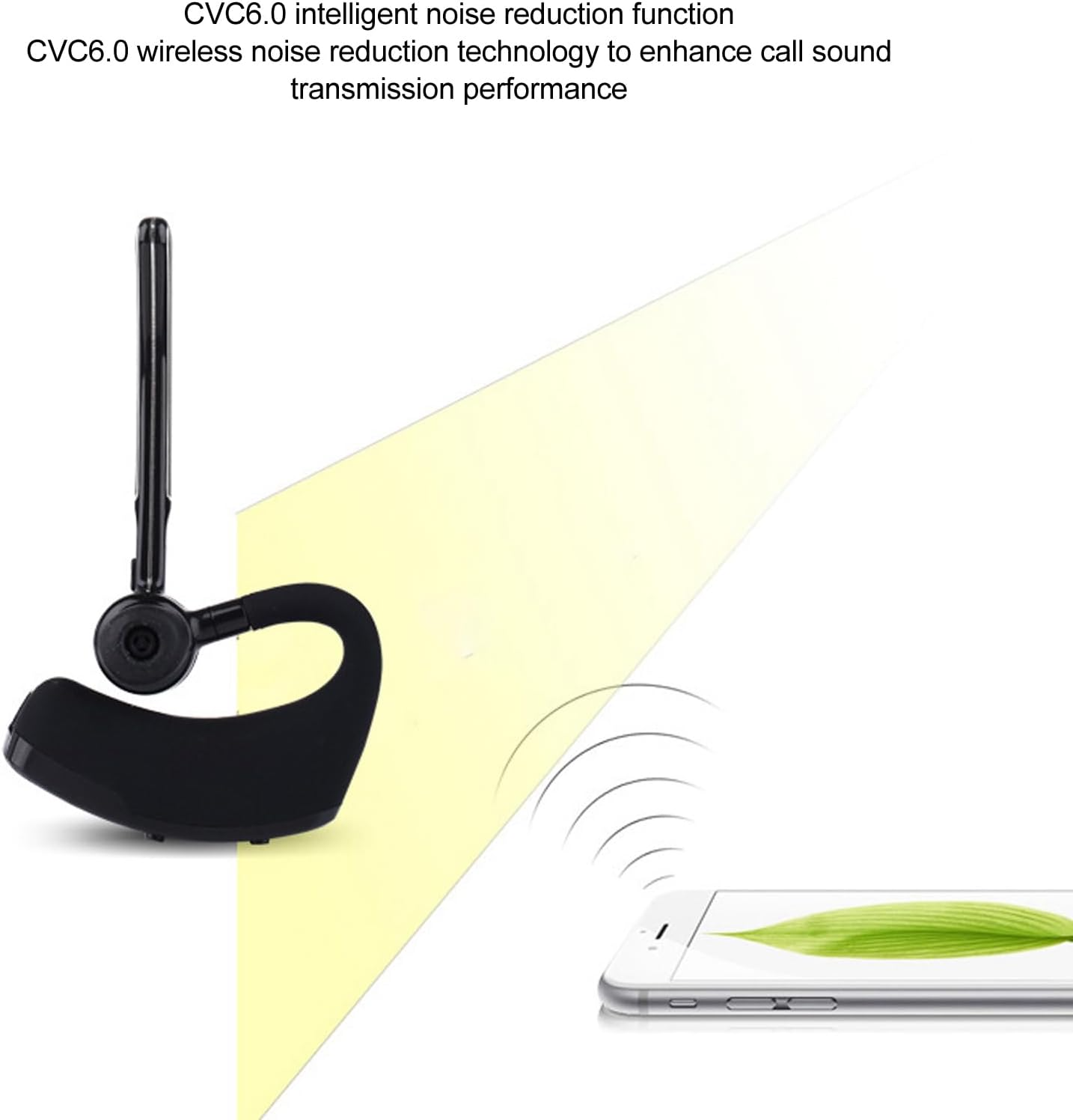 Bluetooth Trucker Earpiece Noise-Cancelling