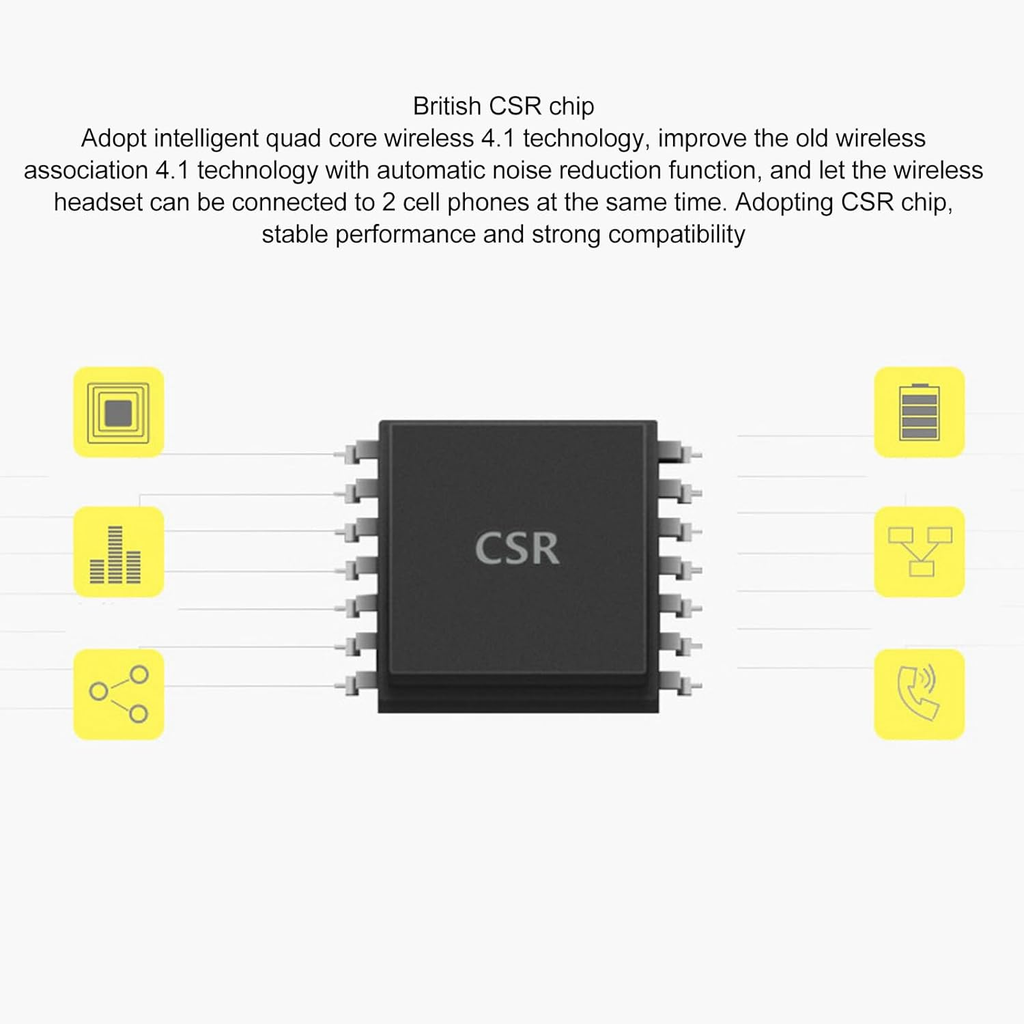 Bluetooth Trucker Earpiece Noise-Cancelling