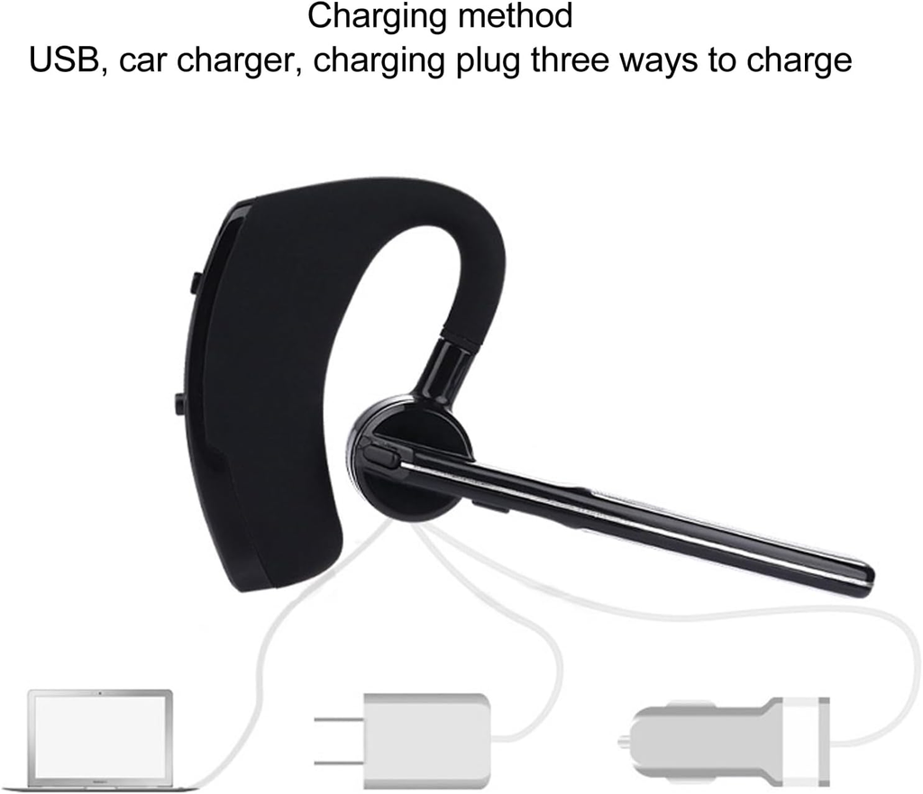 Bluetooth Trucker Earpiece Noise-Cancelling