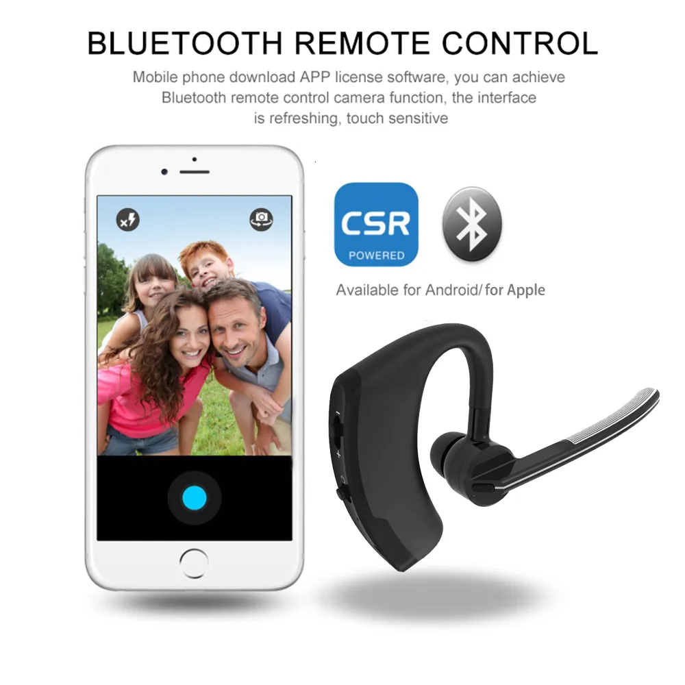Bluetooth Trucker Earpiece Noise-Cancelling