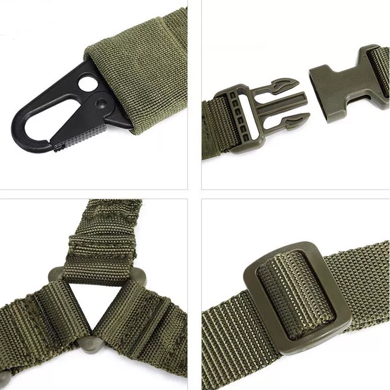 Tactical Quick-Detach Rifle Sling with QD Buckle