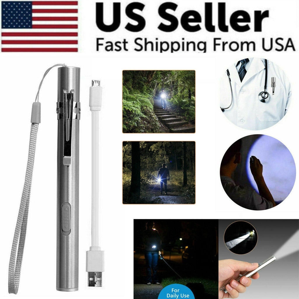 5" USB Rechargeable LED Tactical Penlight