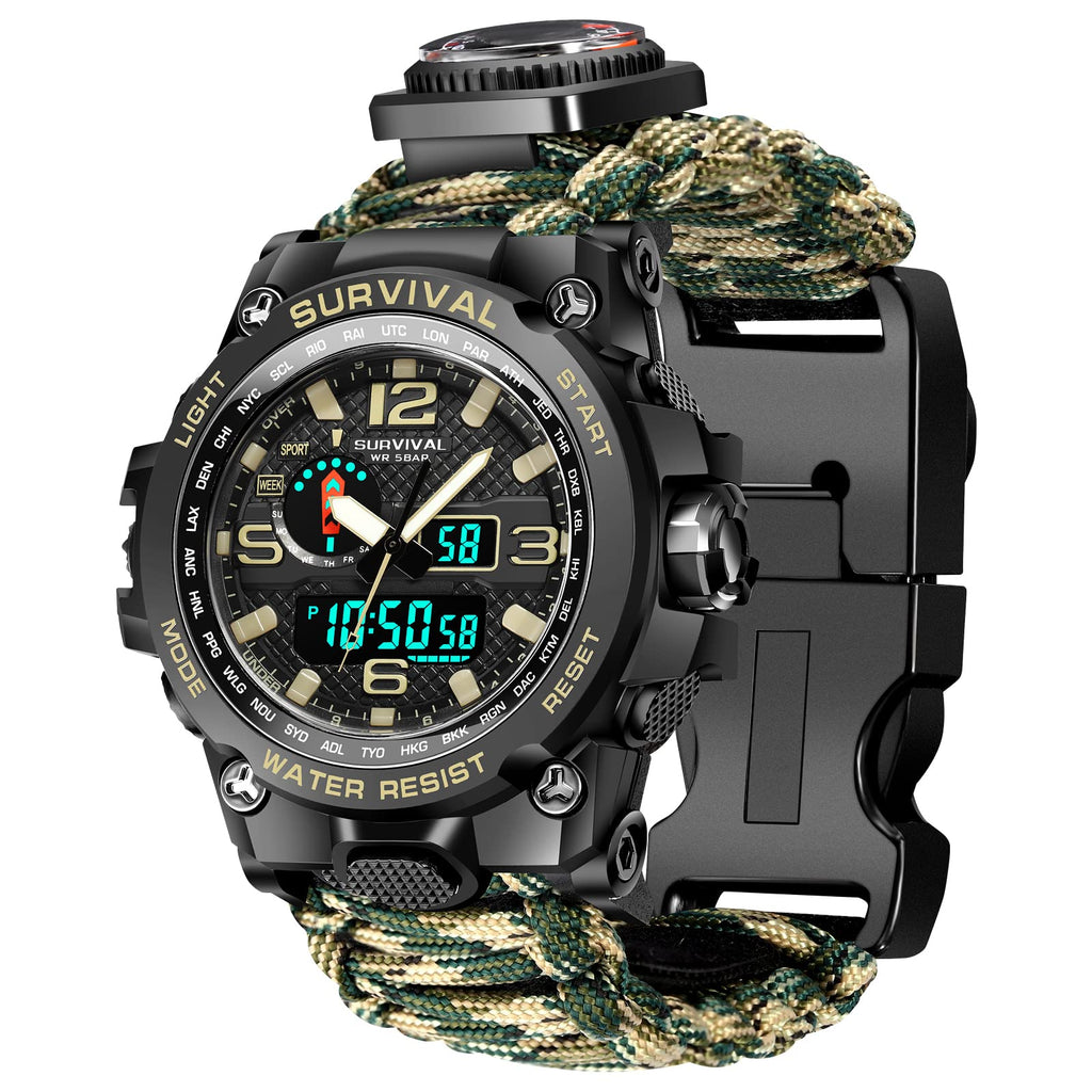 Kavie Tactical Survival Watch 23-in-1