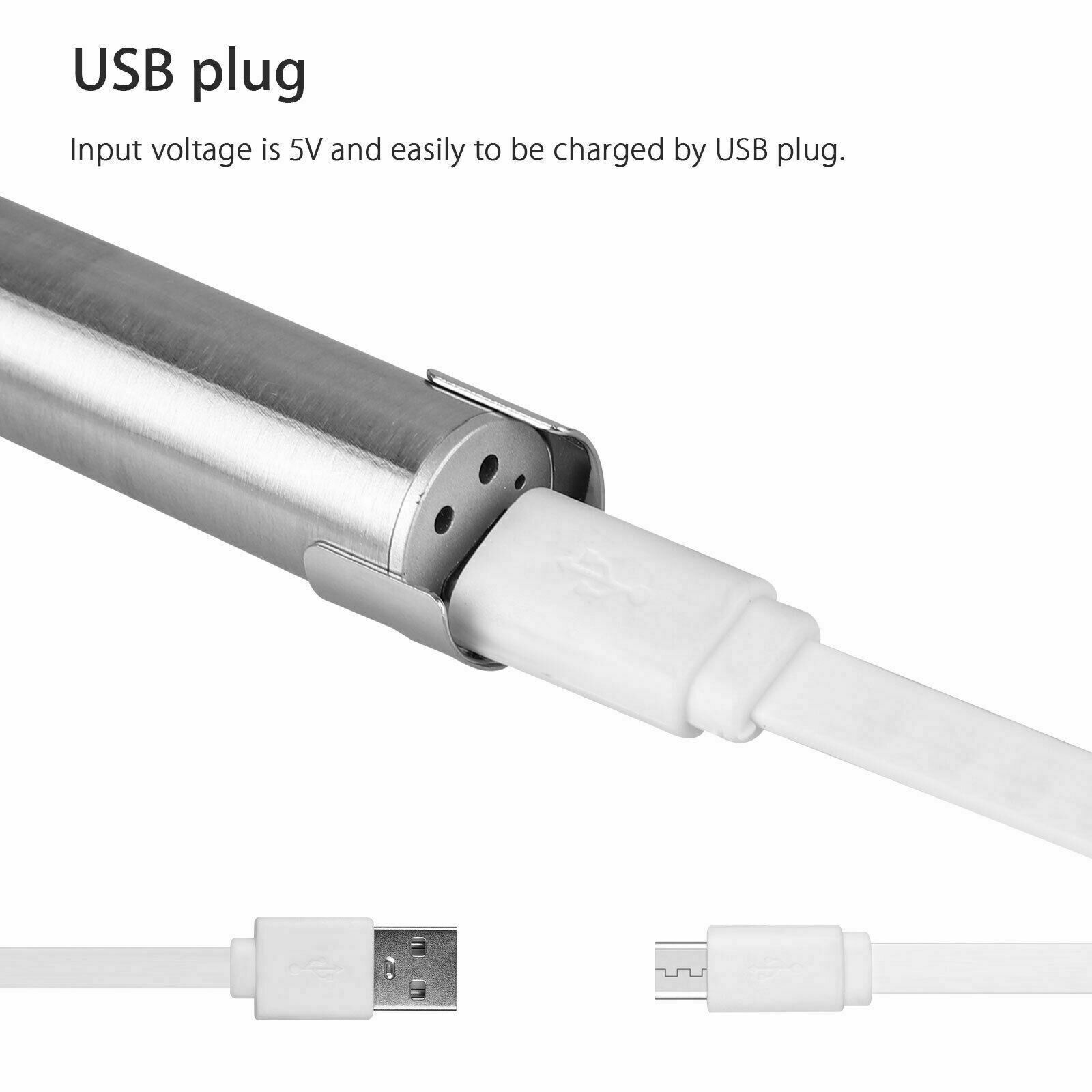 5" USB Rechargeable LED Tactical Penlight